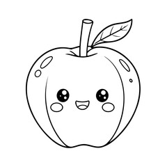 Obraz premium Simple vector illustration of caramel drawing for toddlers coloring activity