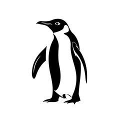 Vector illustration of a cute Penguin drawing for colouring page