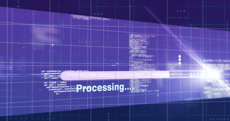 Image of data processing over 6g text