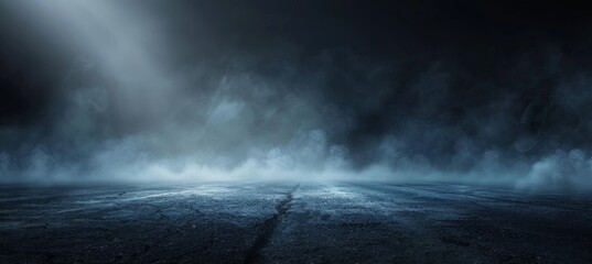 Dark Night Abstract Background: Moody Atmosphere for Designs