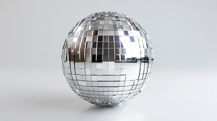 Silver Disco Mirror Ball Cut Out: Based on Gen

