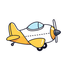 Vector illustration of a cute Plane for children