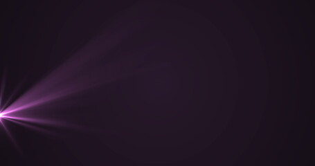 Image of light on dark violet background