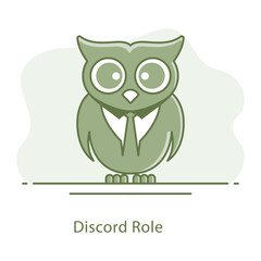 Discord Role Icon. Vector Icon Design
