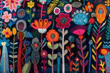 A contemporary take on traditional folk art from around the world