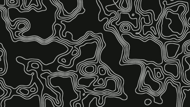 outline wave contour topographic waving wave motion graphic