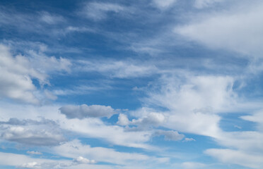 見上げると美しい空
