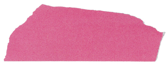  Isolated pink velvety paper ripped messages torn with copy space