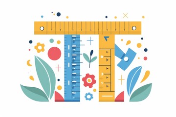 A size guide icon with a ruler or sizing chart for accurate product measurements