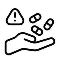 Pregnancy Icon With Line Style 