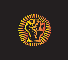 Labor Hand Power, art vector design