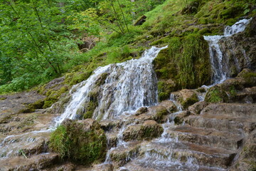 Photographs in the nature of Germany. The Urach Waterfalls are located in the town of Bad Urach.