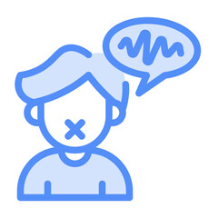 Delay Language Icon With Lineal Color Style 