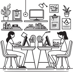 chat,comfortable,conference,designer,desk,employee,internet,job,laptop,manager,online,professional,remote,screen,student,worker,workplace,businessman,chair,distance,interior,office,people,programmer,s