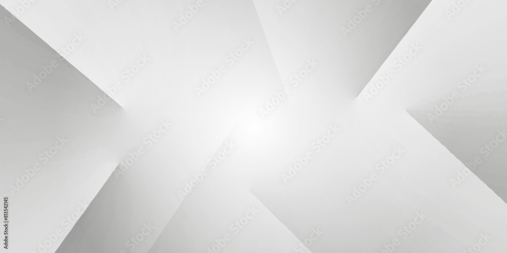 Wall mural abstract white and gray background with lines. gradient color abstract modern luxury background for 