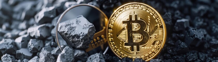 Bitcoin Mining security measures flat design front view safeguarding assets theme animation Splitcomplementary color scheme