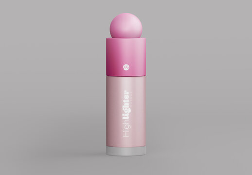 Frontal View Highlighter Mockup
