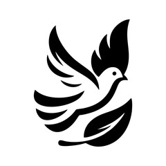 The dove logo design is elegant and luxurious. Dove logo design