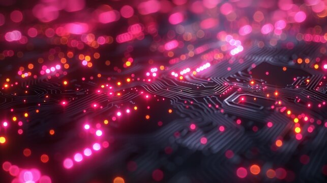 abstract technology background violet color 