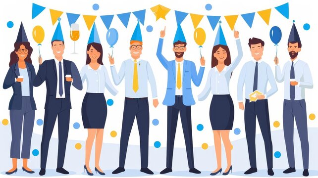 Design an infographic showcasing the benefits of office parties for boosting employee morale and promoting a successful business culture