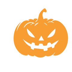 Scary Halloween pumpkin