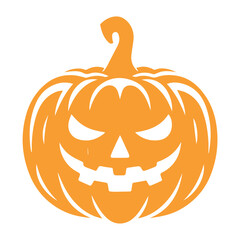 Scary Halloween pumpkin