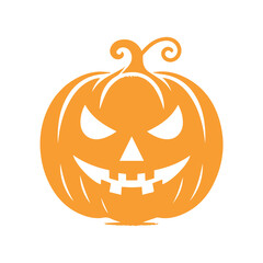 Scary Halloween pumpkin