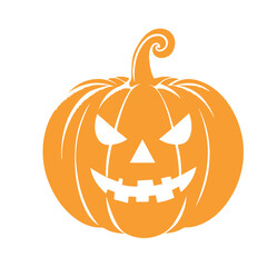 Scary Halloween pumpkin