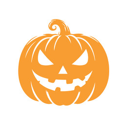 Scary Halloween pumpkin