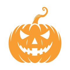 Scary Halloween pumpkin