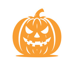 Scary Halloween pumpkin