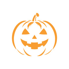 Scary Halloween pumpkin