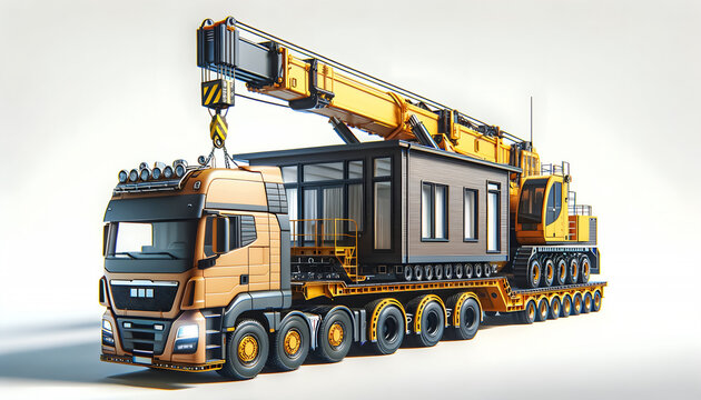 Modular Home Crane Images Browse 795 Stock Photos Vectors And Video