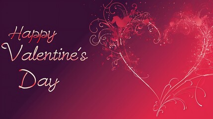 Text in Plain Background Happy Valentines Day, Text, plain background, happy Valentines Day, stylish