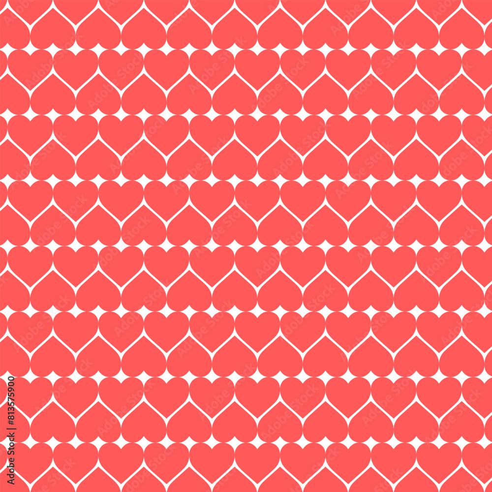 Wall mural seamless red pattern geometrics for backgrounds and textures
