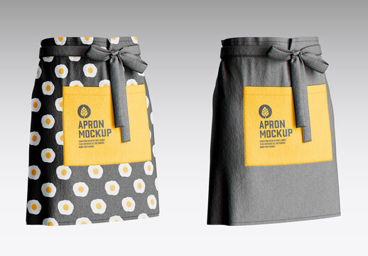 Professional Short Apron Mockup