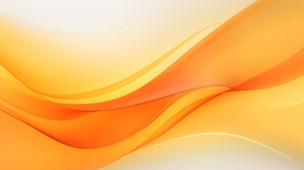 A bright orange and white background with a wavy line