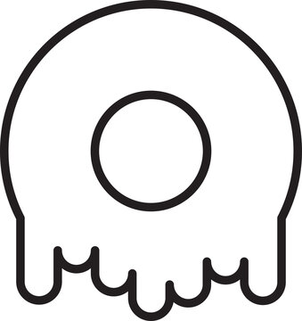 recommend clip art: Glazed Doughnut Line Art