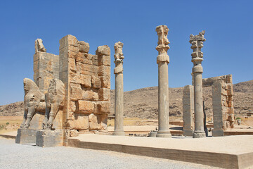 Gateway to all Nations; the entrance into the ancient city of Persepolis, Iran