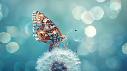 A Butterfly's Delicate Pause