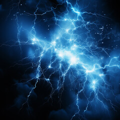 blue lightning effects back ground