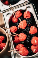Closeup shot of fresh berries