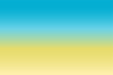 vector illustration of color abstract background gradient blue yellow color, sunset sunrise background no people.