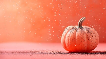 Pumpkin and Coral Gradient Background with Black Microdots, Pumpkin, coral, gradient background, microdots