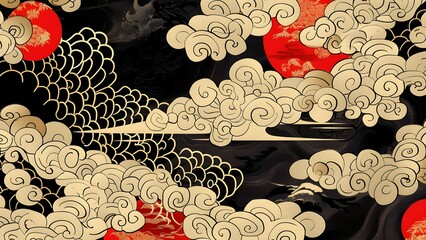 Japan abstract background traditional