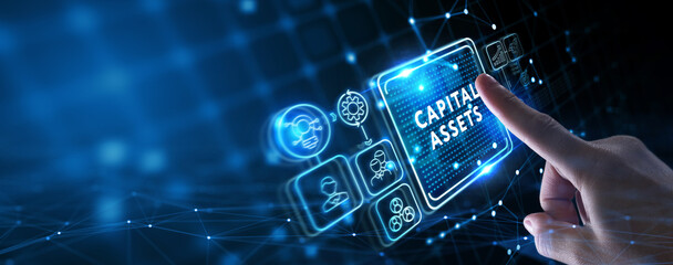 Business, Technology, Internet and network concept. Capital assets.