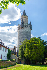 Friedberg's landmark, the Adolf tower,  is one of the highest keeps in Germany at almost 60 m high