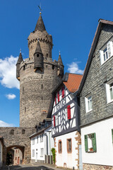 Friedberg's landmark, the Adolf tower,  is one of the highest keeps in Germany at almost 60 m high