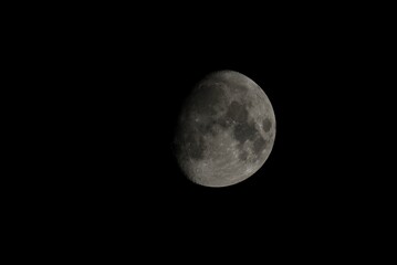 Moon against a black sky - perfect for wallpaper