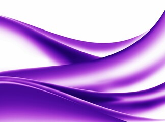 Digital render of purple flowing waves on a white background for wallpapers